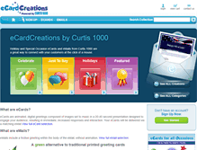 Tablet Screenshot of ecardcreations.com
